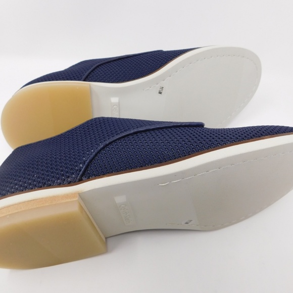 CALVIN KLEIN Men\'s Shoes Aggussie Derby Lace Up Casual Oxford Navy Size 11.5 NIB main image 15